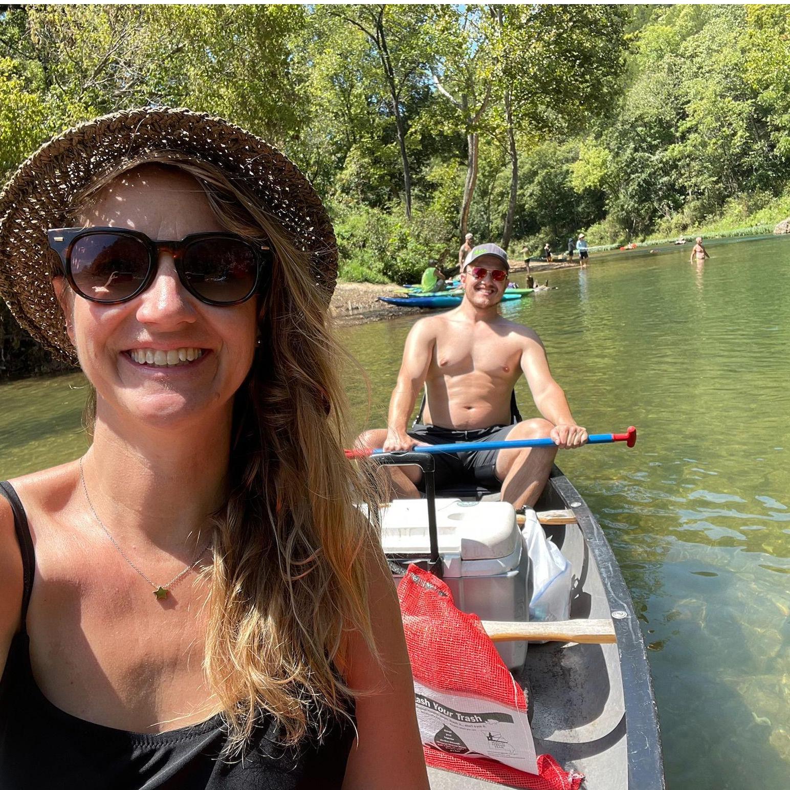 We love float trips with friends Missouri rivers.