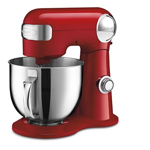 Cuisinart SM-50R 5.5-Quart Stand Mixer, Ruby Red