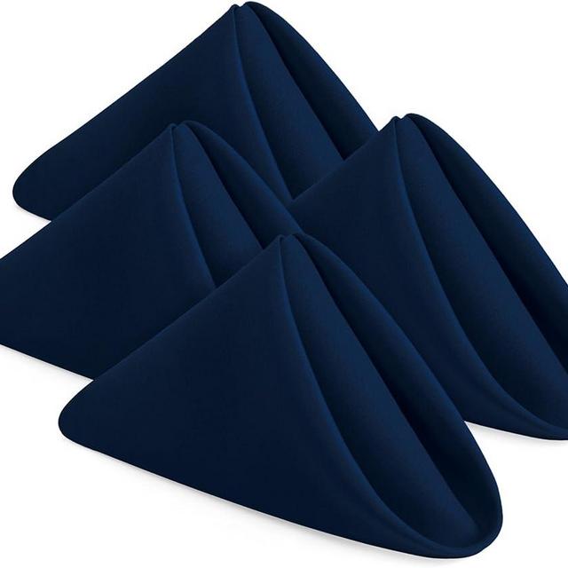 Utopia Home [24 Pack, Royal Blue] Cloth Napkins 20x20 Inches, 100% Polyester Hemmed Edges, Washable and Reusable Ideal for Parties, Weddings and Dinners