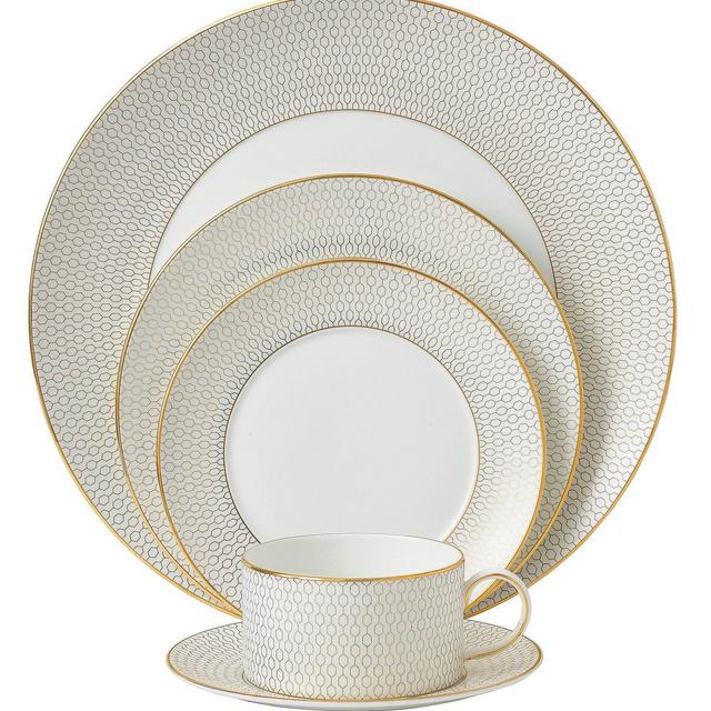 WedgwoodArris Geometric Bone China 5-Piece Place Setting