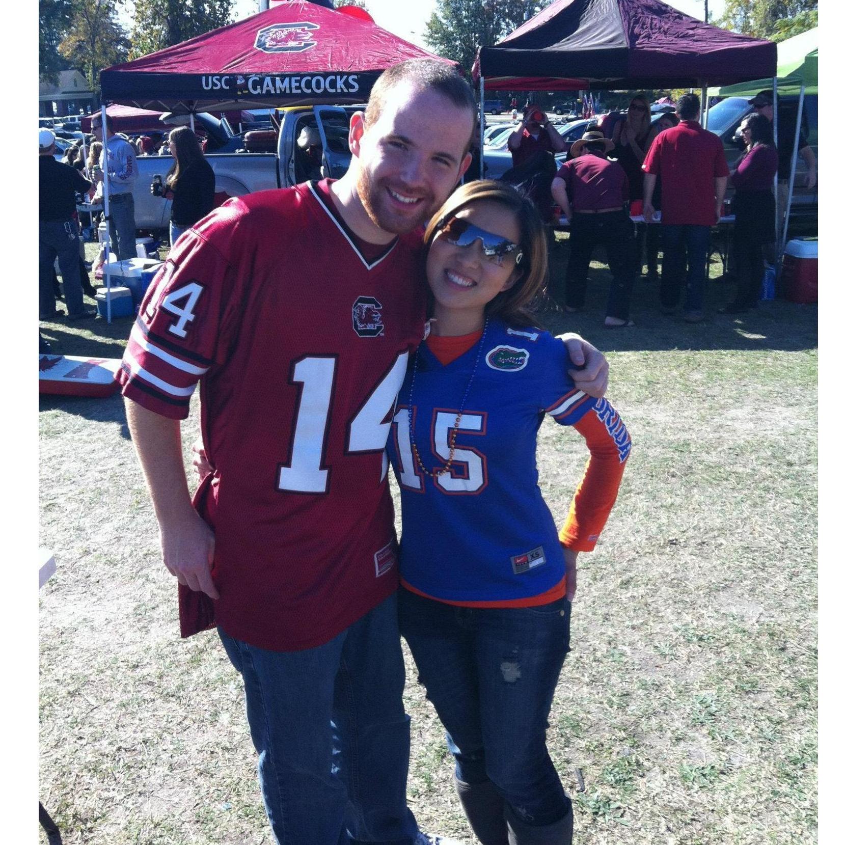 Out first Rival game! Gamecock vs Gators - Fall of 2011