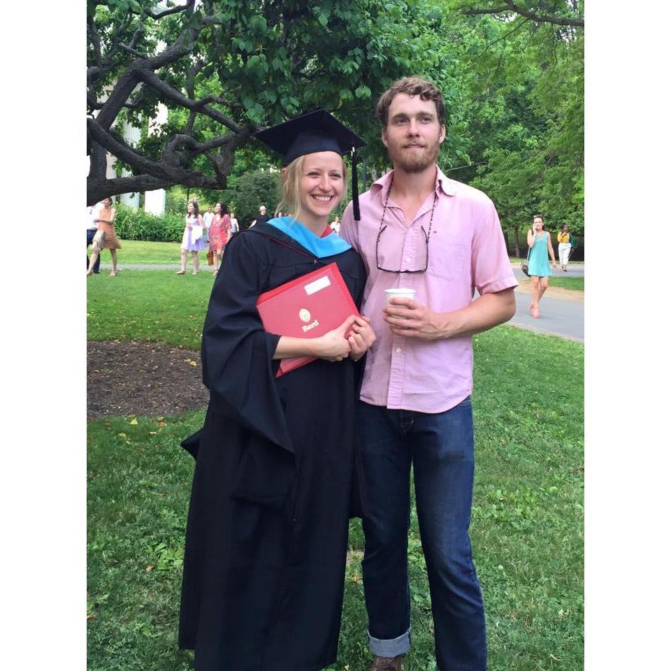 Graduating with M.A.T., 2016