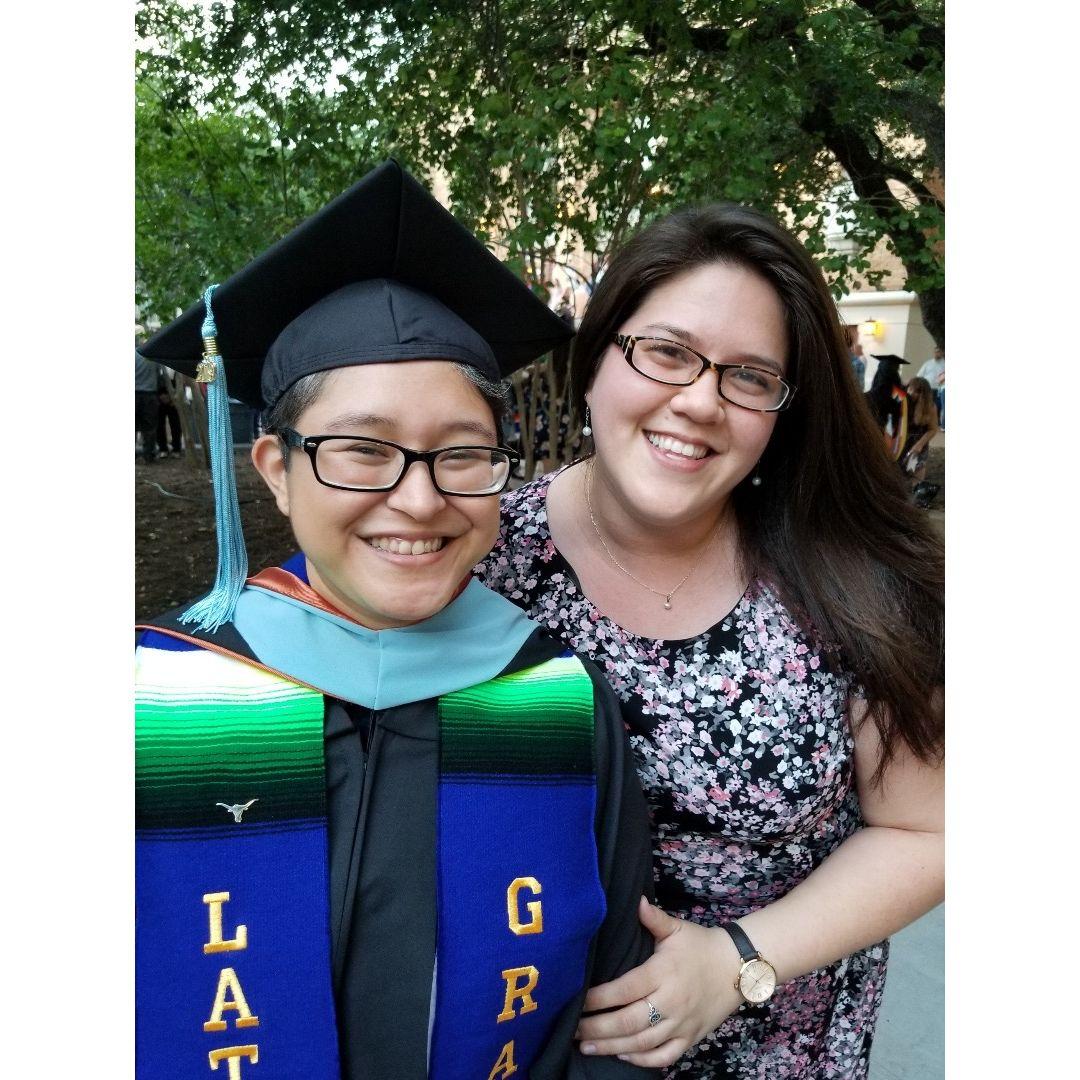 When Alicia graduated with her M.Ed.!