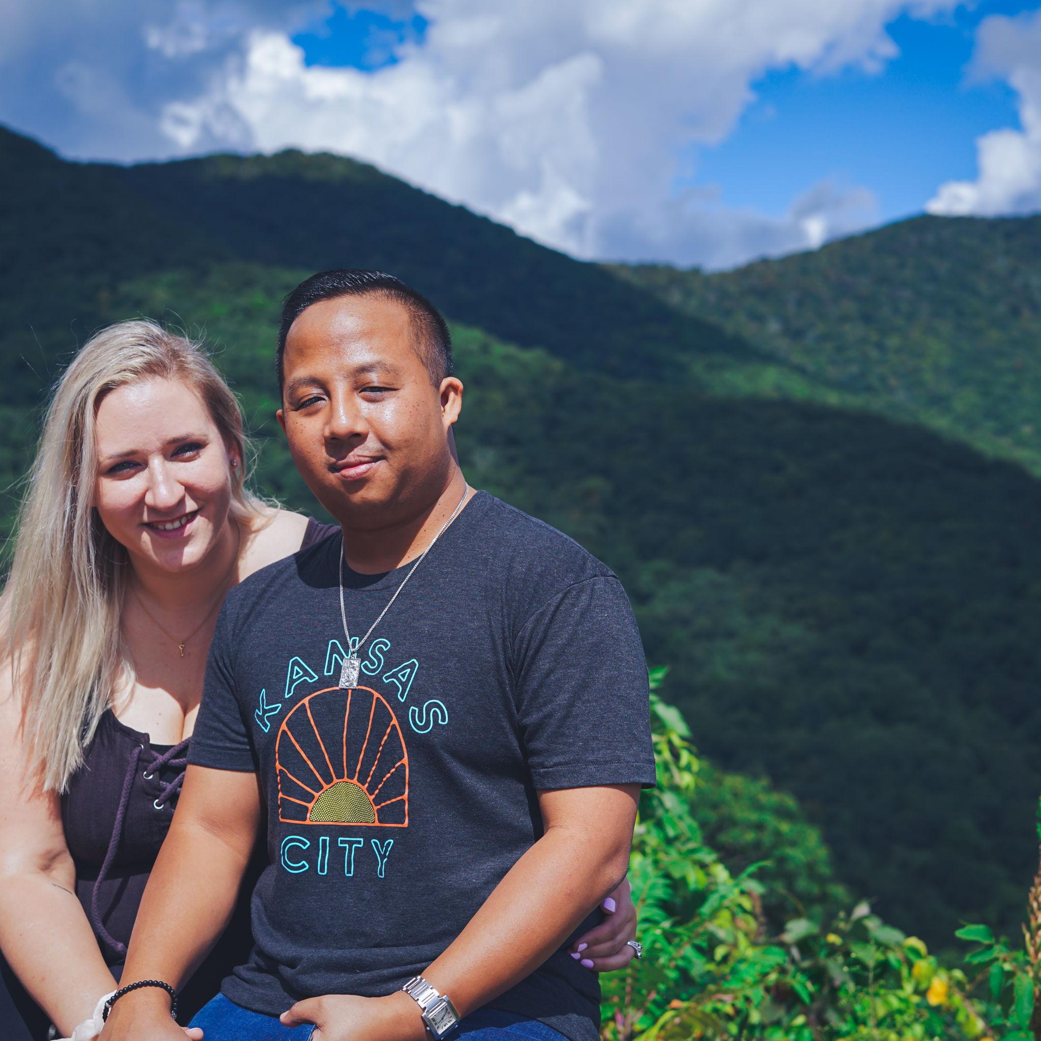 Asheville, NC - 2021 - The first time we met in person for a weekend.