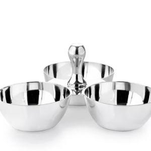 Silver-Plated Trio Serving Dishes