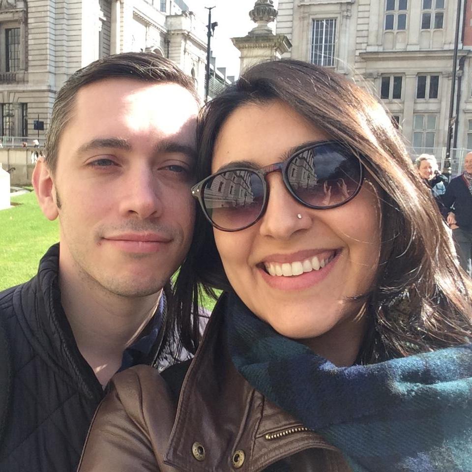 On one of our dates around London town - this one was in Whitehall visiting the Churchill War Rooms.