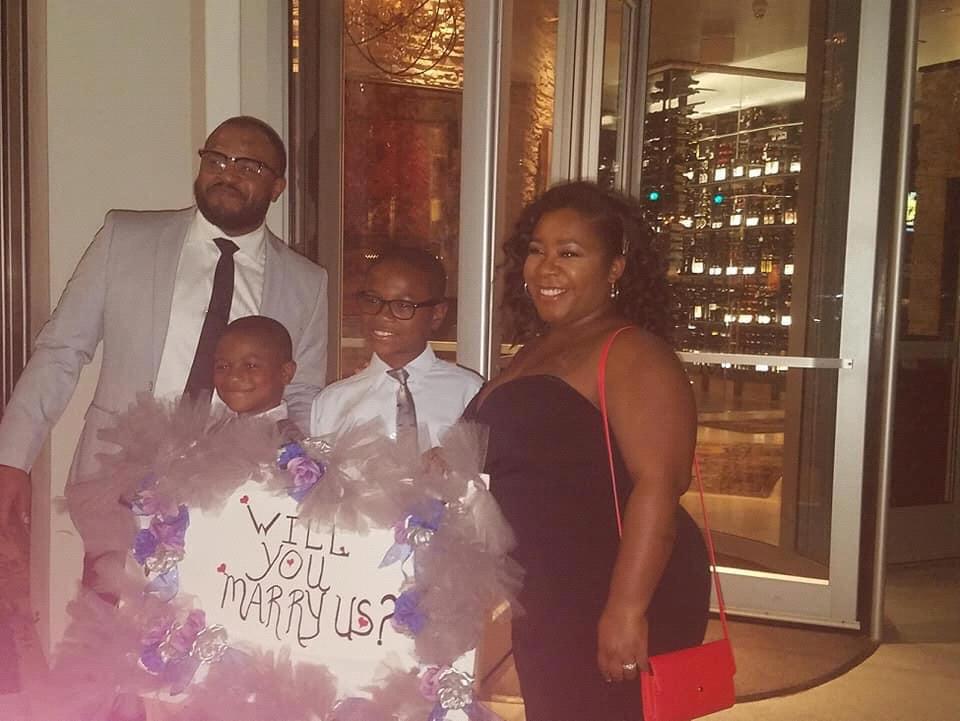 Having my babies there made this proposal the sweetest EVER!