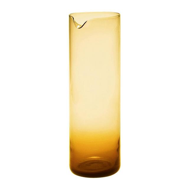 Bloom Glass Pitcher - Amber