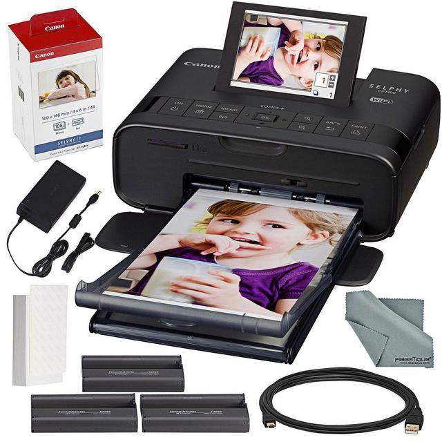 Canon SELPHY CP1300 Compact Photo Printer (Black) with WiFi -CL