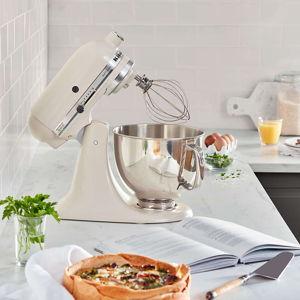 KitchenAid Artisan Series Porcelain White 5-Quart Tilt-Head Stand Mixer + Reviews | Crate & Barrel