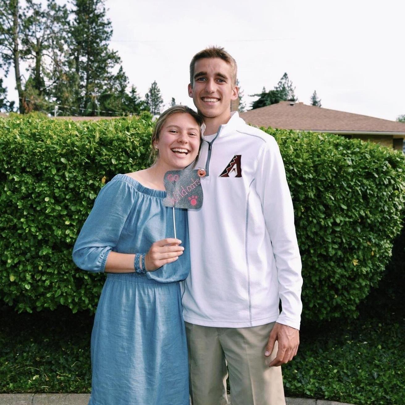 We started "dating" on this day. Emily's Grad Party. June 2017