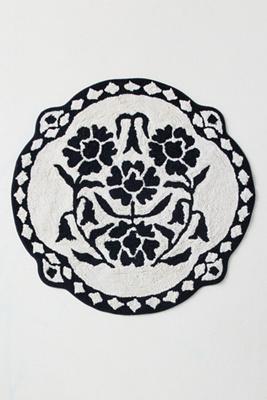 Cotton Tufted Floral Shaped Bathmat