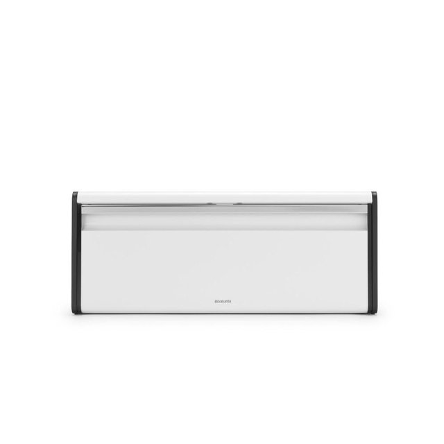 Fall Front Bread Box, White