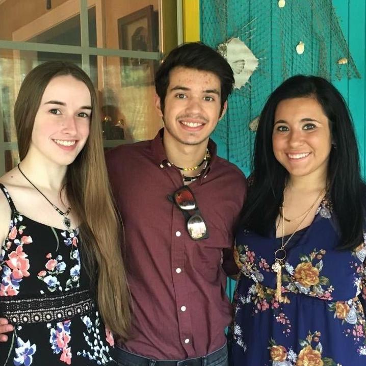 This photo marks one of our first Easter celebrations together. It also features Sierra (matron of honor). - April 16, 2017
