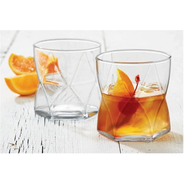 Libbey Rhombus Tumbler Set - 11.9 oz, 4 Pack