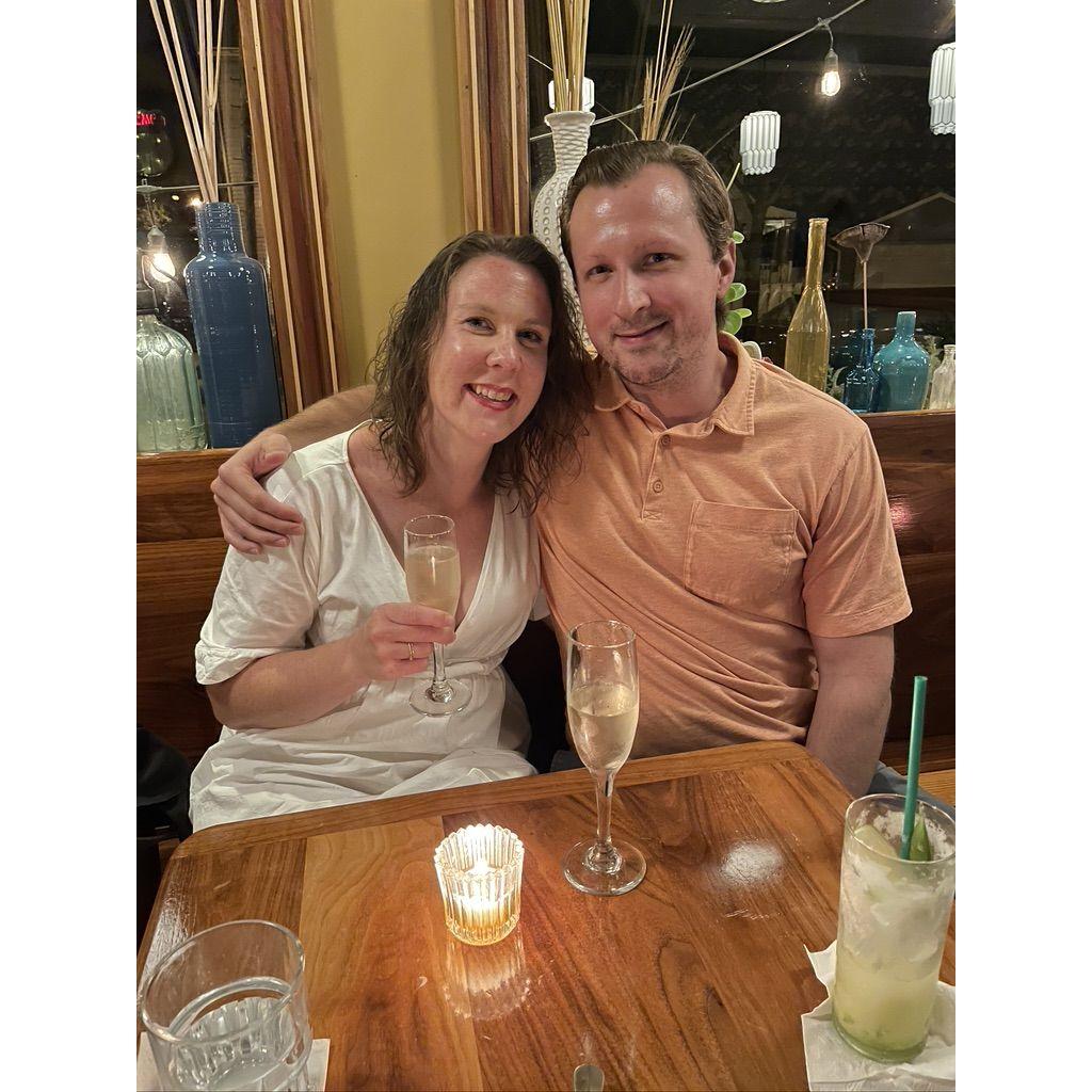 Our Anniversary Dinner