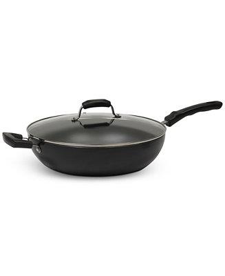 7.5-Qt. Jumbo Nonstick Covered Wok Pan