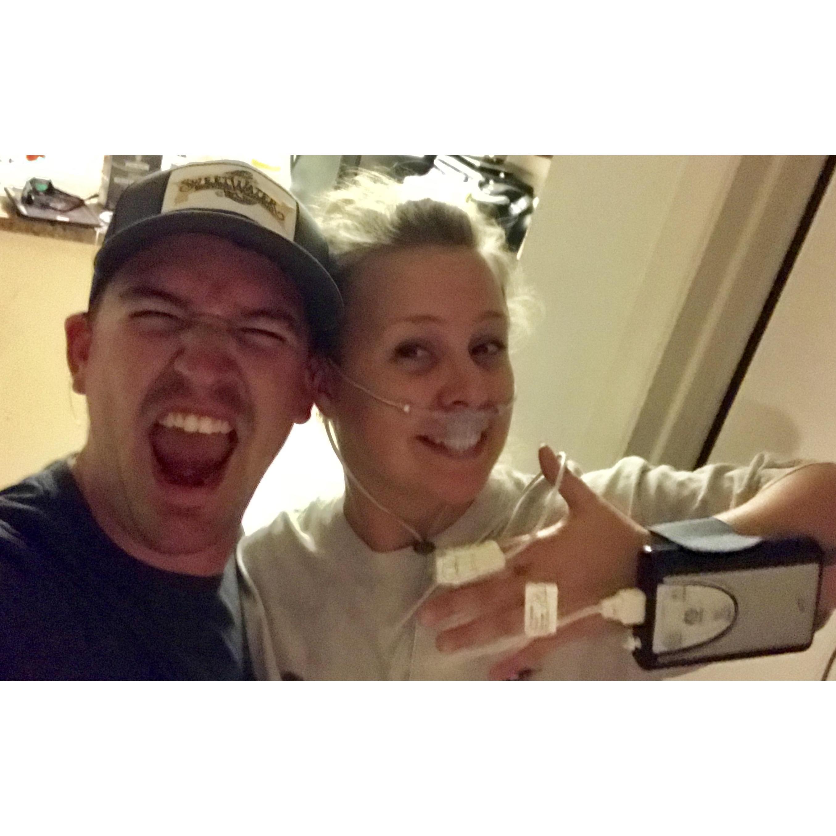 always an adventure (sleep study)