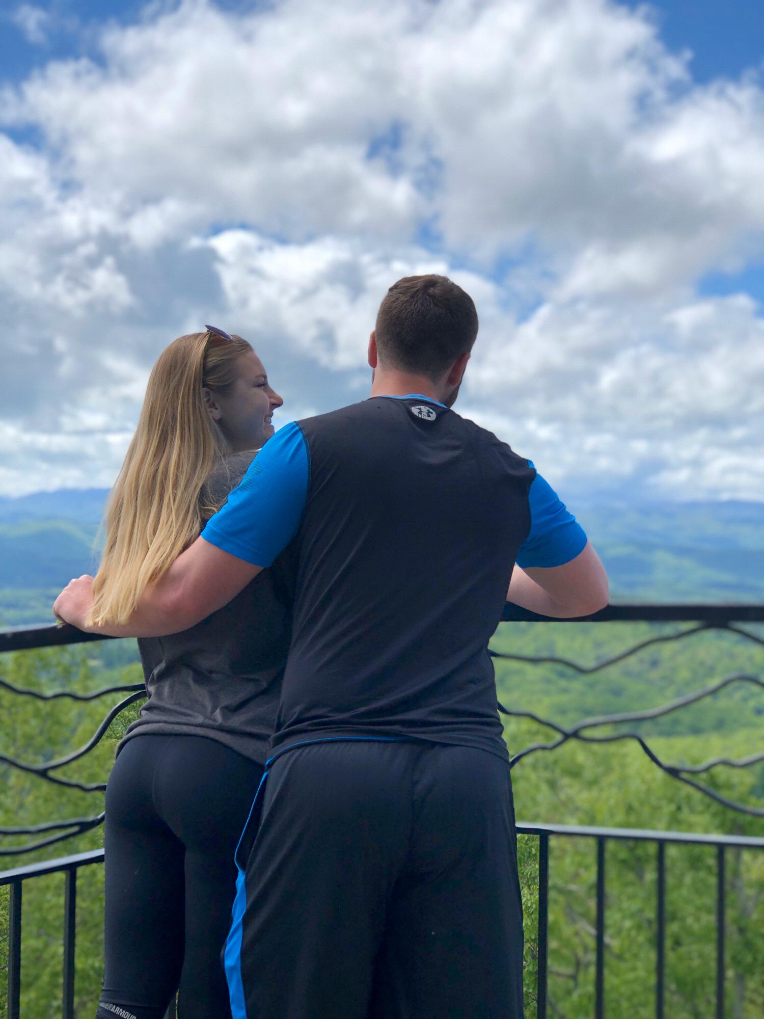 Jump-off Rock - April 2019 - Where Will would end up proposing a few months later in July.