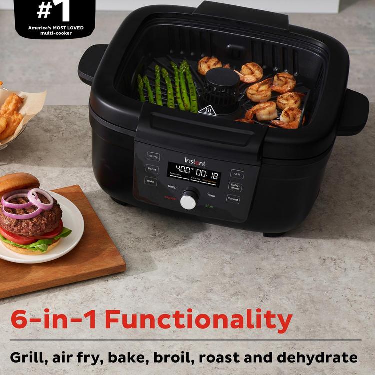 Ninja Foodi 4 In 1 Indoor Grill With 4 Quart Air Fryer, Fryers, Furniture  & Appliances