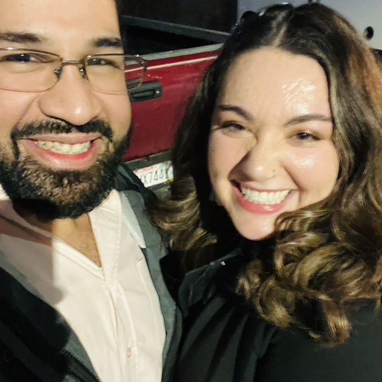 First dinner date-Selah had a hunch this was going somewhere and suggested we take a picture. Turns out she was right.