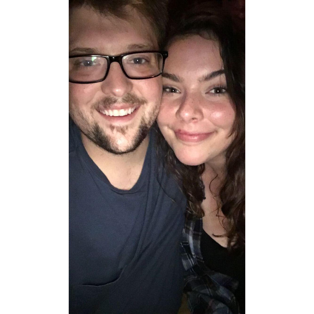 Our first ever picture together.. April of 2017