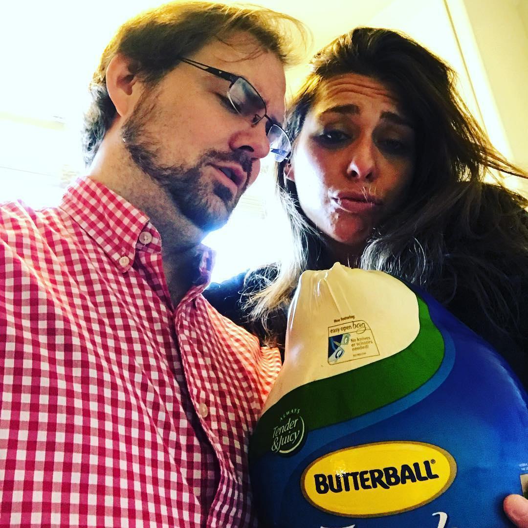 Our first Thanksgiving turkey together!