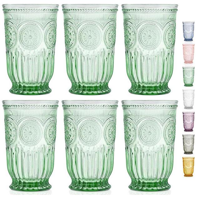 Yungala Green Highball Glasses