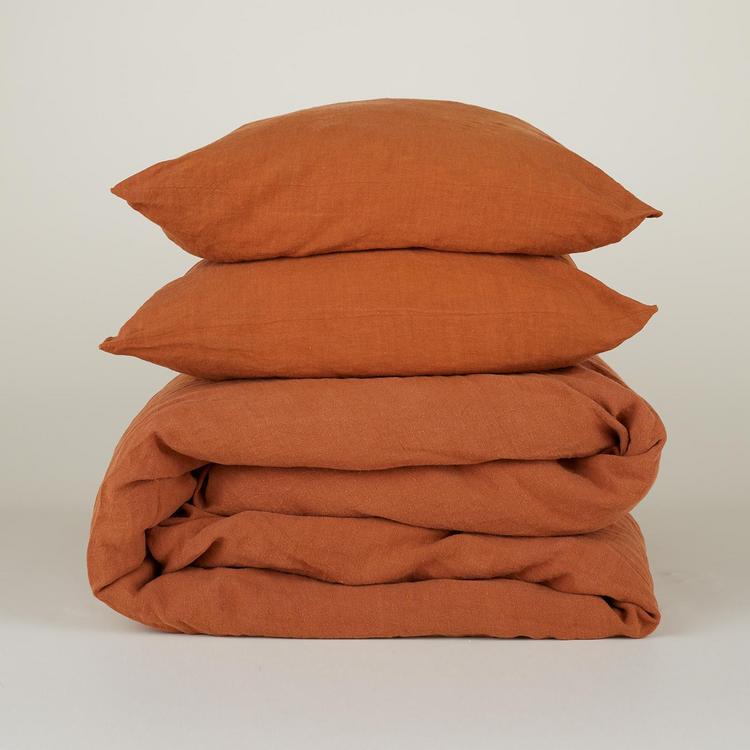 Hawkins New York Simple Linen Fitted Sheet - Petal | Size: King