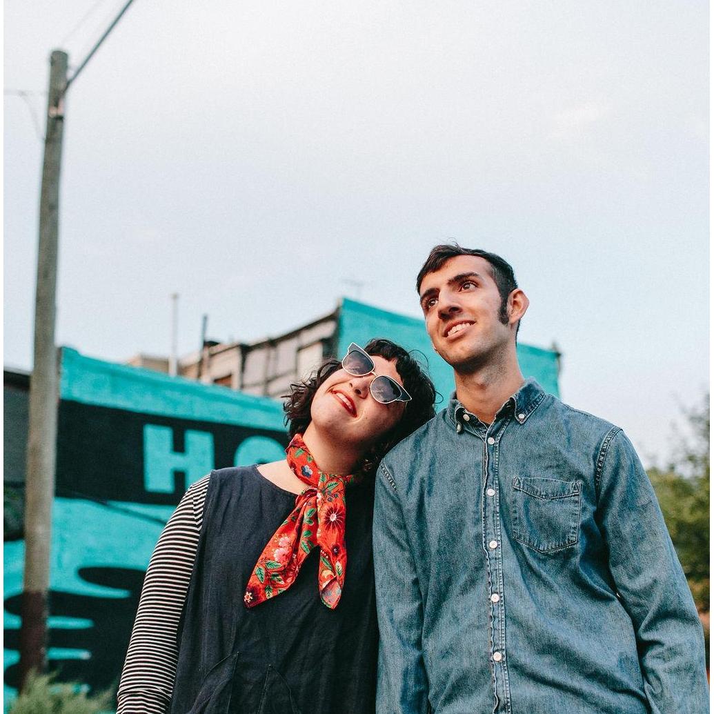 During our engagement shoot at the Espo murals at 52nd and Market