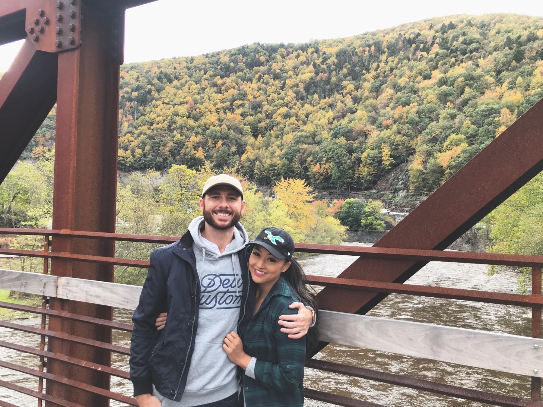 October 2019 • Jim Thorpe, PA • Rachele got to experience the Philly fall foliage for the first time. She loved it!