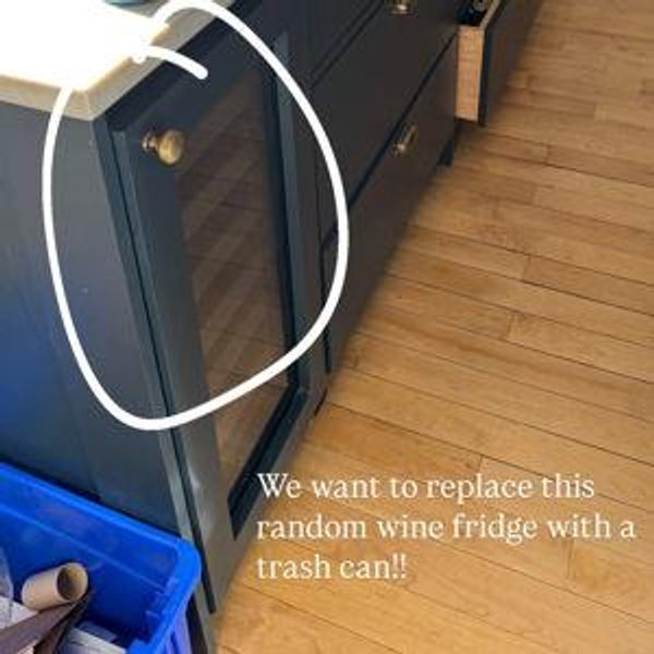 Home project: Built-in Trash Can