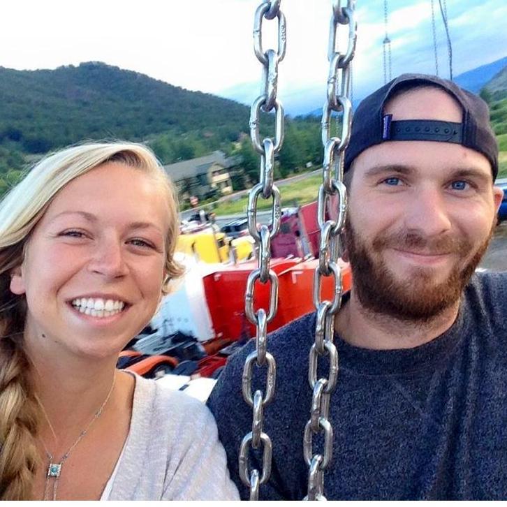 Me trying to share my love of fair rides with Charlie. Him trying to avoid puking.