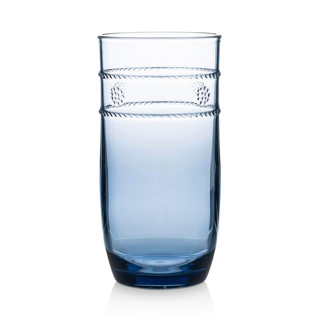 Juliska Isabella Blue Acrylic Large Beverage Tumbler