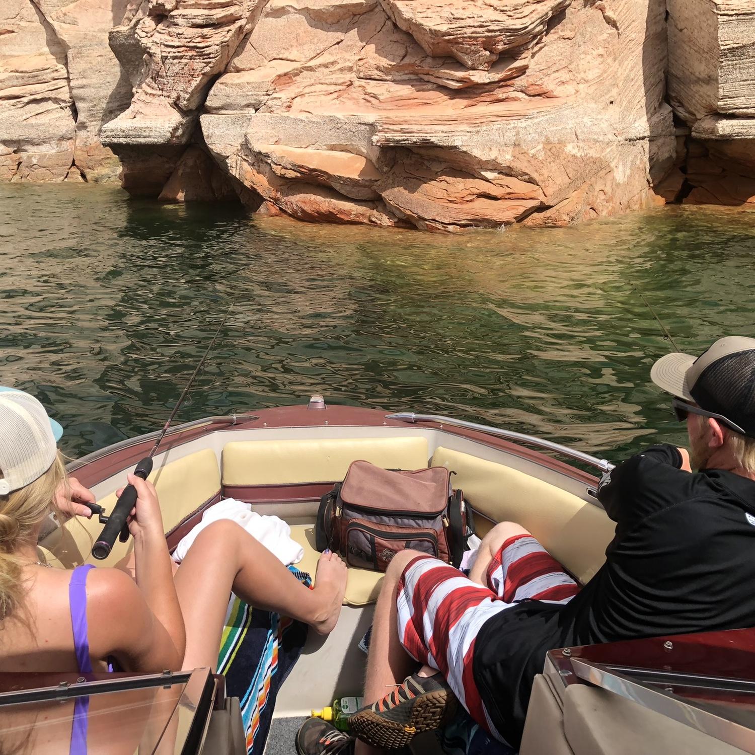 Fishing at Lake Powell