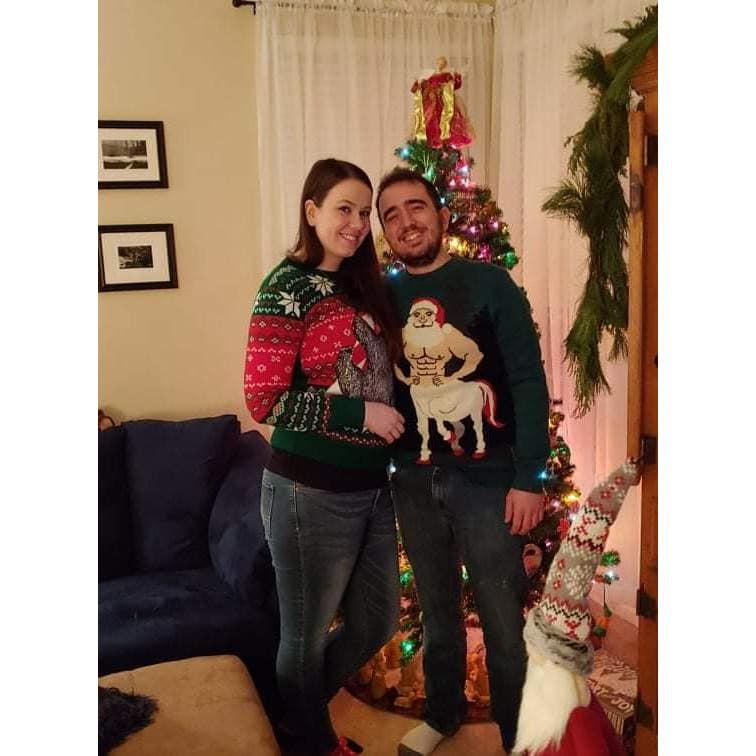 Ugly Christmas sweaters for the win!