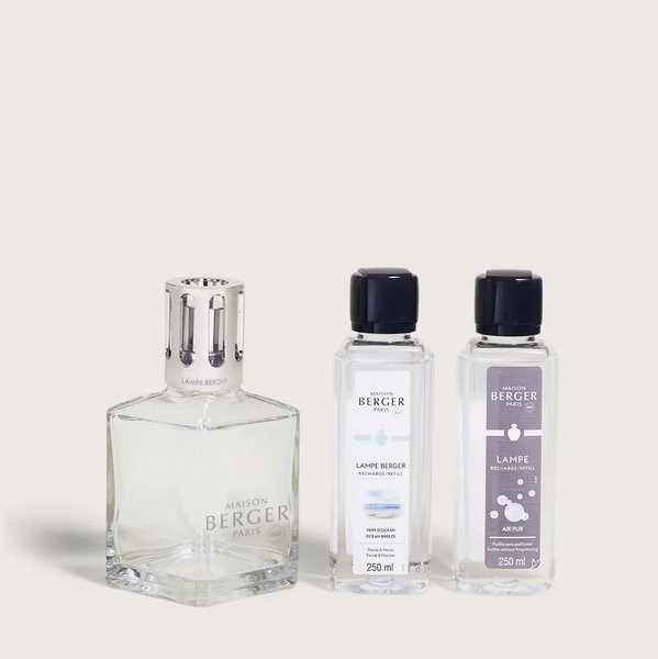 Essential Square Lamp Ritual Starter Kit with Air Pur So Neutral + Ocean Breeze (updated with logo)