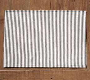 Wheaton Stripe Napkin, Set of 4 - Charcoal