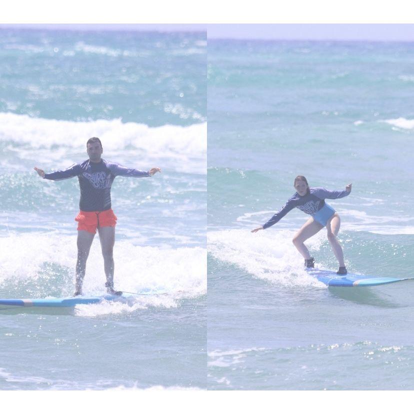 Surfing in O'ahu, March 2023