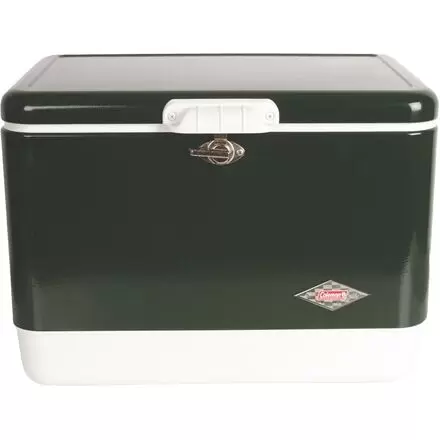 ColemanVintage Steel Belted Cooler - 54qt in Green