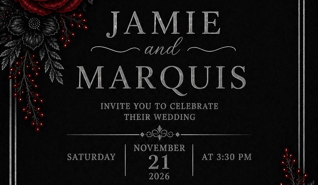 The Wedding Website of Jamie Whitfield and Marquis Bowden
