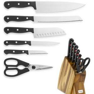 Wüsthof Gourmet Large Studio 7-Piece Knife Block Set