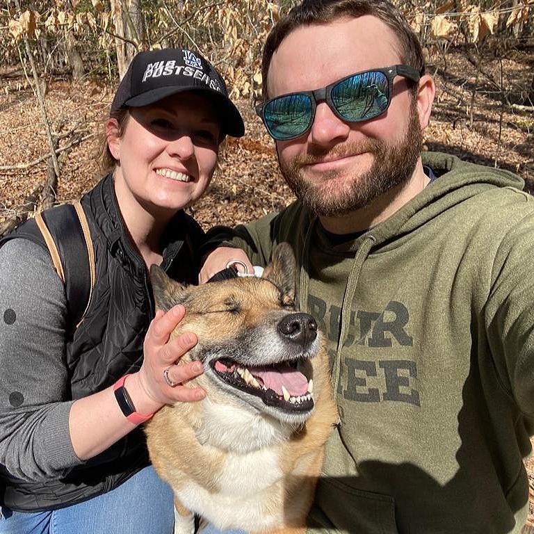 At Mason Neck State Park, on one of our many hikes