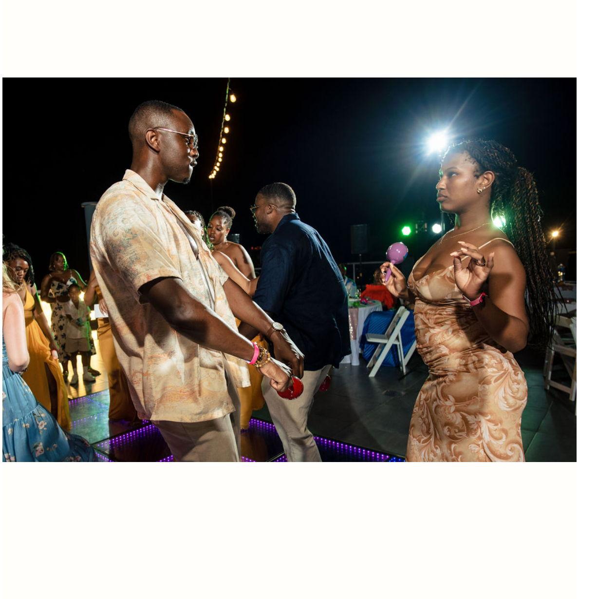 Party time in Cancun for Roe and Skip's wedding