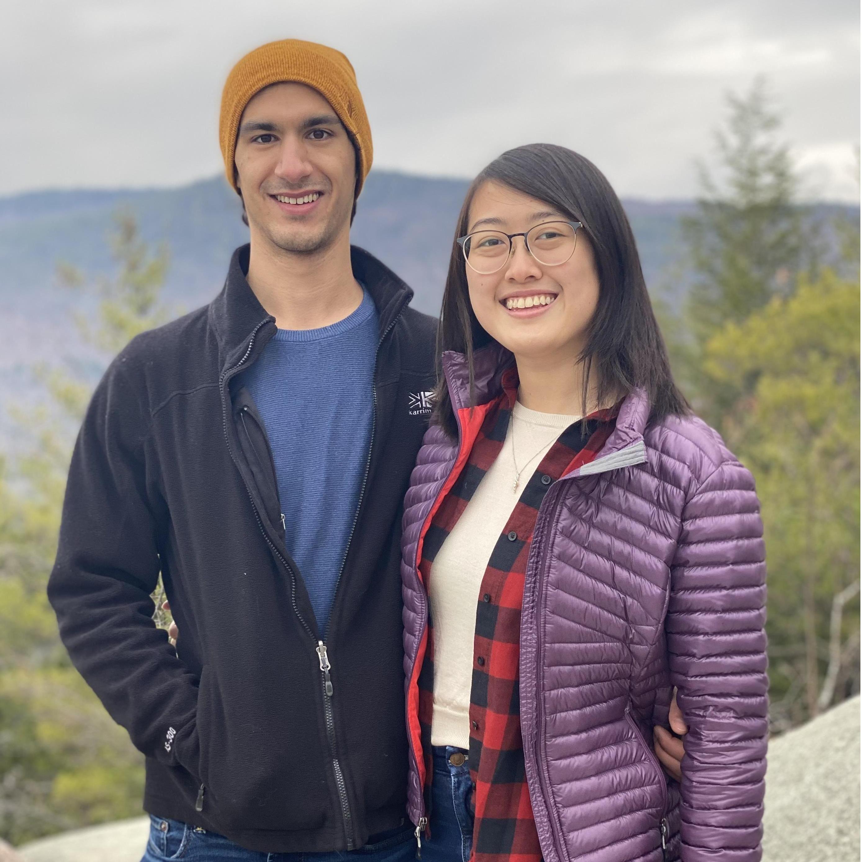 Our annual trip to Cathedral Ledge - where Graham's sister got engaged!