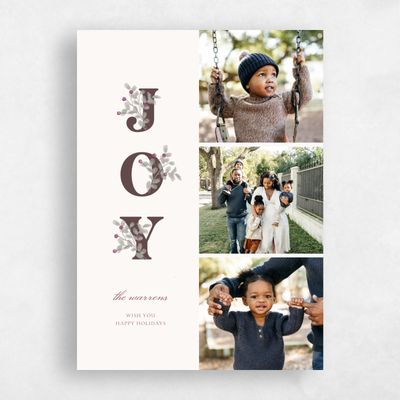 Beige Holiday Card - Lewiston