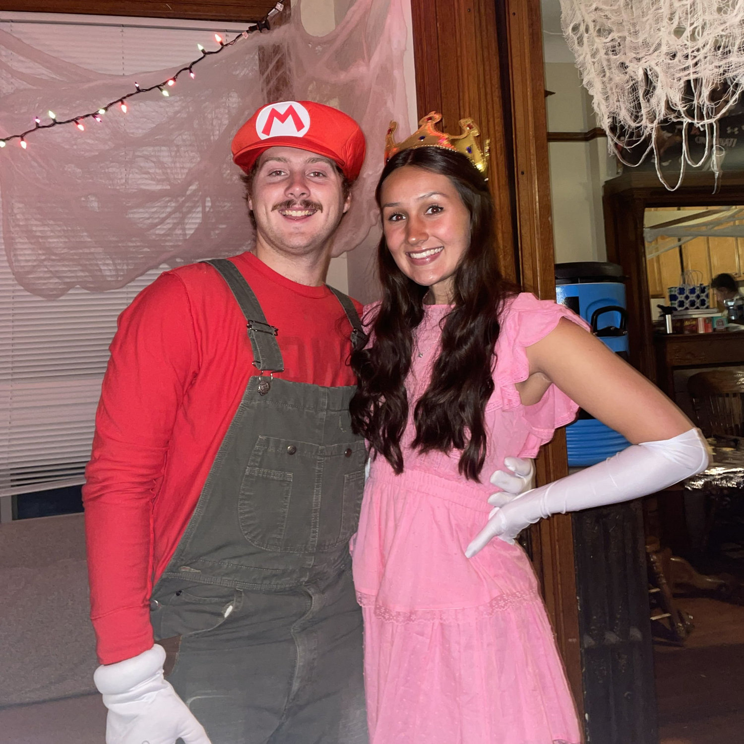 Mario and Princess Peach!