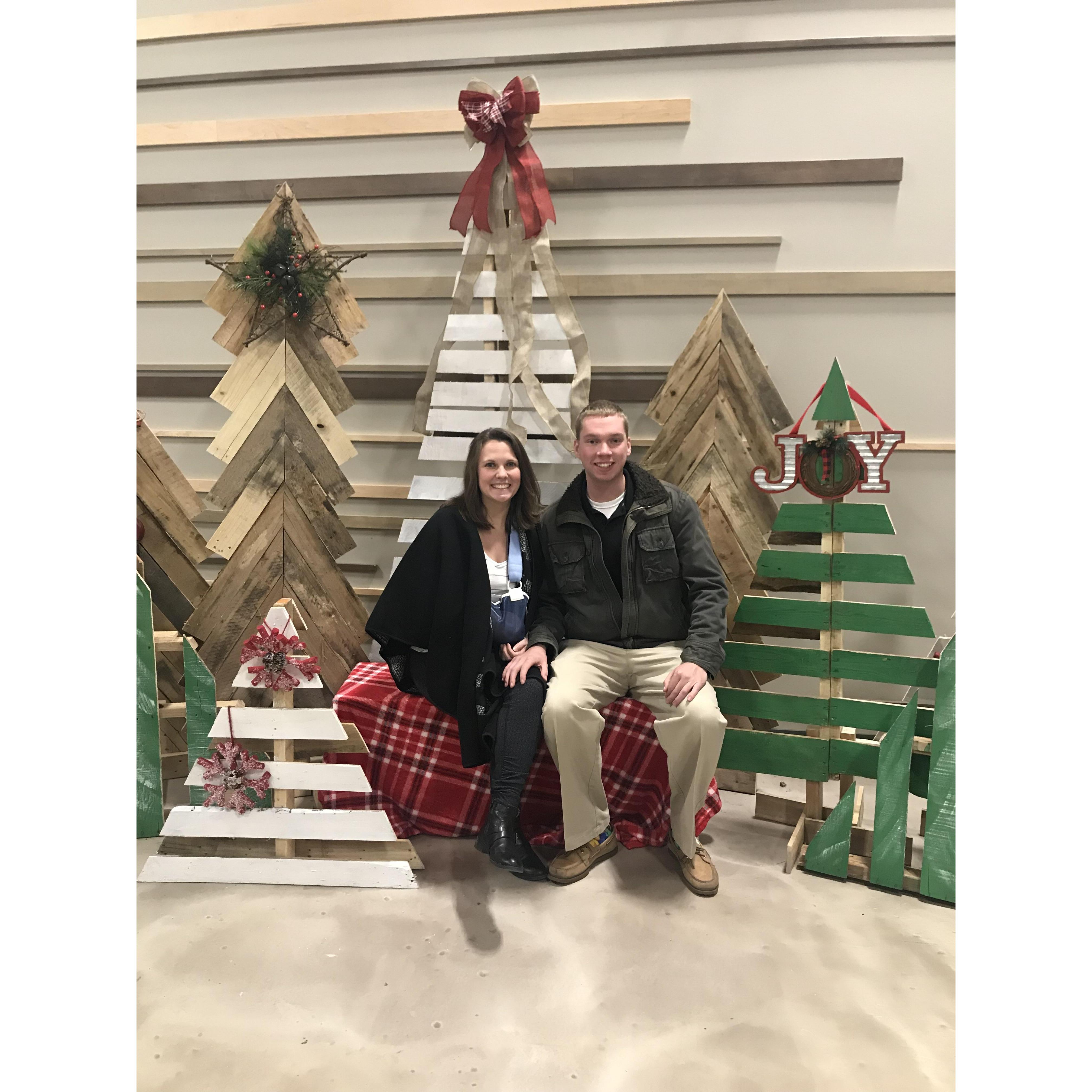 Our first Christmas season together 2018