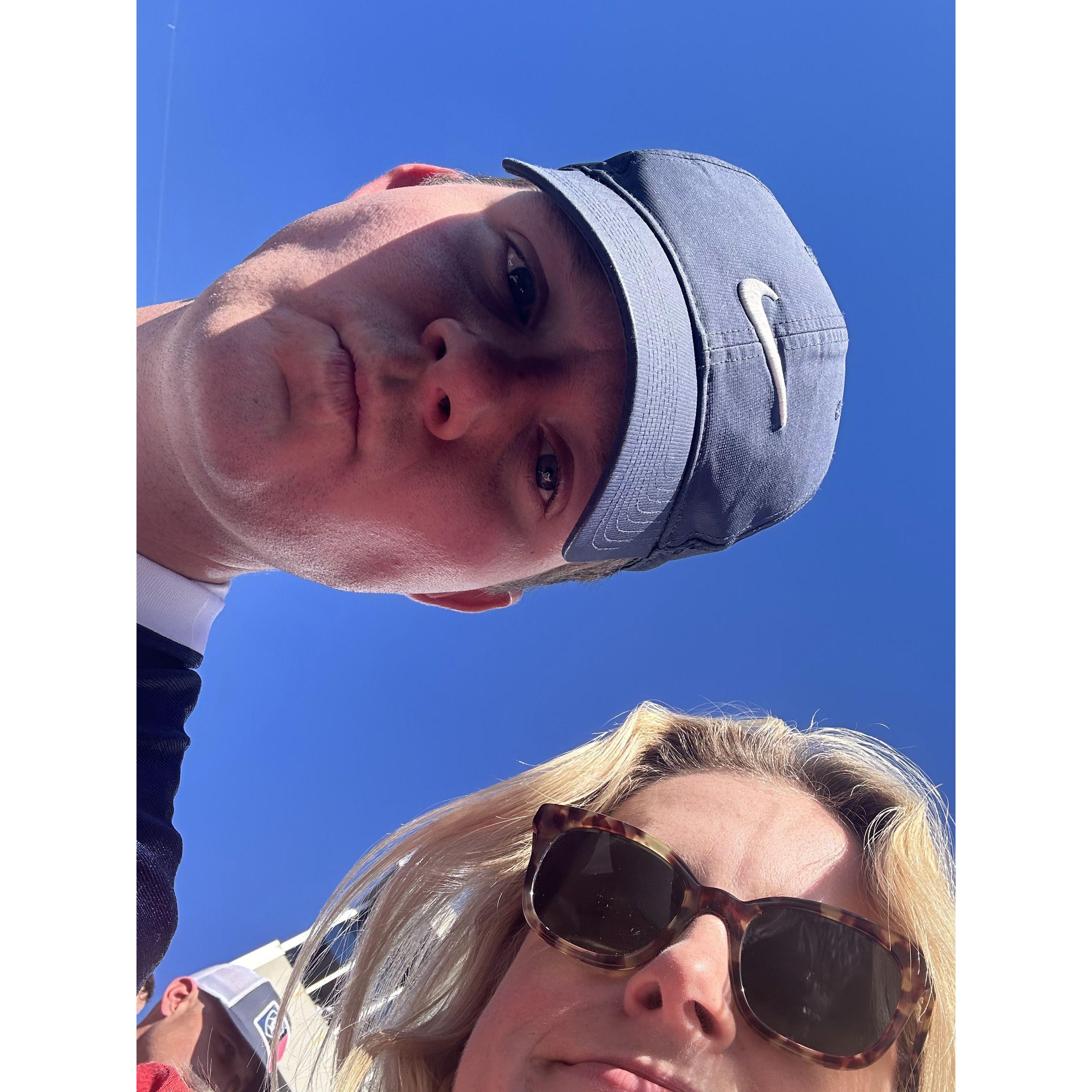 Yea, can't really explain this one, but we have too many photos like this not to include one. This was taken at  Penn State v. Ohio State game - October 2022