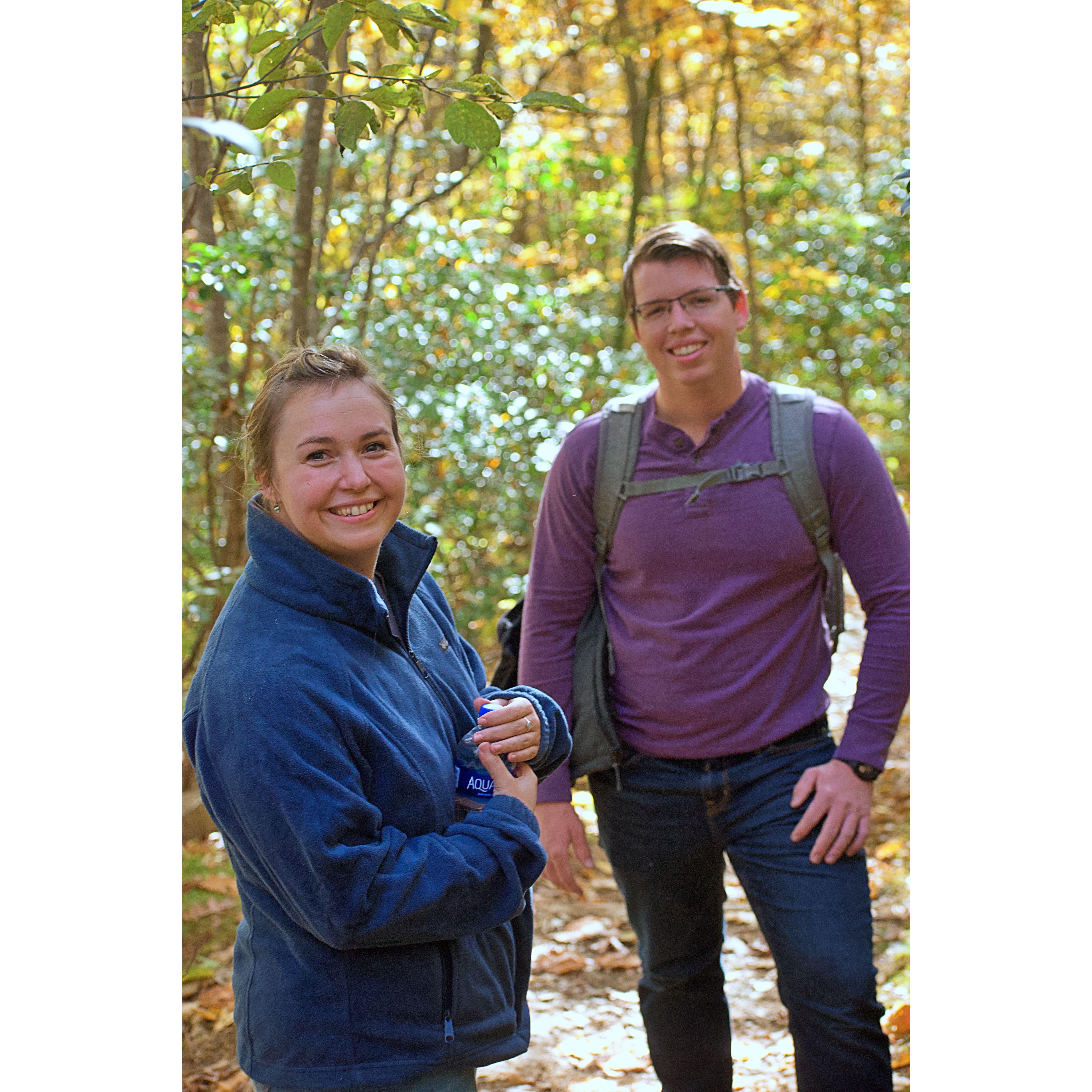 One of our first hikes with a group of friends from church.